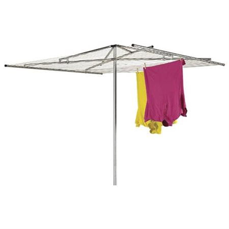 2 Tier Pink Aluminium Clothes Cloth Drying Rack Airer Indoor Outdoor Folding 50m